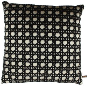 Sierkussen Eliaz – zwart/goud