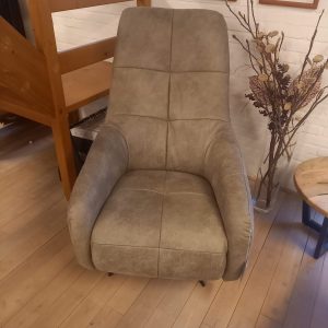 MOOIE RELAXFAUTEUIL IN STOF KLEUR MOSS