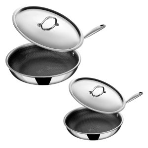 Stahl – Hybrid Triply Koekenpan – Set 2-Delig – 24 cm/20 cm