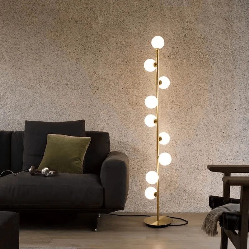Noorse glazen vloerlamp - Afbeelding 2