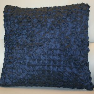 Sierkussen Rosetti – blauw